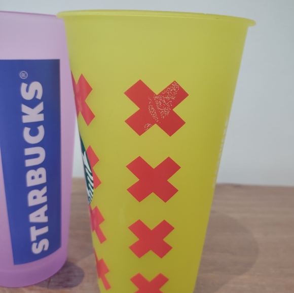 Starbucks tumbler reusable large cups set of two - Picture 4 of 5